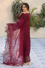 3 PC Embroidered Suit - HL 02