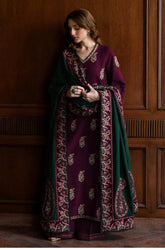 3 PC Embroidered Lawn Suit - HL 05