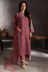 3 PC Lawn Embroidered Suit - HL 14