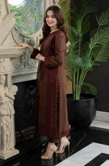 3 PC Lawn Embroidered Suit - HL 15