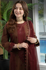 3 PC Lawn Embroidered Suit - HL 15