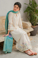 3 PC Lawn Embroidered Suit - HL 18