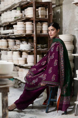 3 PC Lawn Embroidered Suit - HL 26