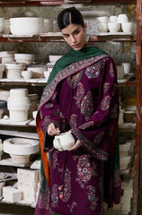 3 PC Lawn Embroidered Suit - HL 26