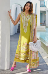 3 PC Lawn Embroidered CHIKANKARI Suit - HL 29