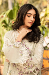3 PC Lawn Embroidered CHIKANKARI Suit - HL 30