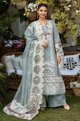 3 PC Lawn CHIKANKARI Embroidered Suit - HL 33