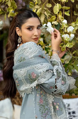 3 PC Lawn CHIKANKARI Embroidered Suit - HL 33