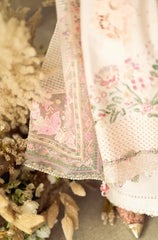 3 PC Lawn CHIKANKARI Embroidered Suit - HL 36
