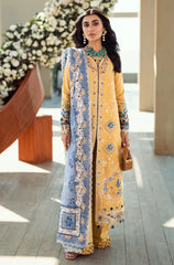 3 PC Lawn CHIKANKARI Embroidered Suit - HL 39