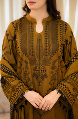 3 PC Lawn Embroidered Suit - HL 41