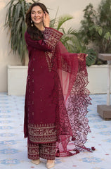 3 PC Embroidered Suit - HL 02