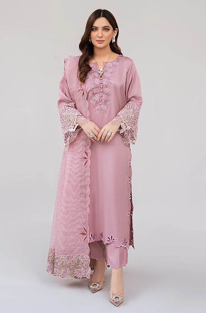 3 PC Embroidered Lawn Suit - HL 04