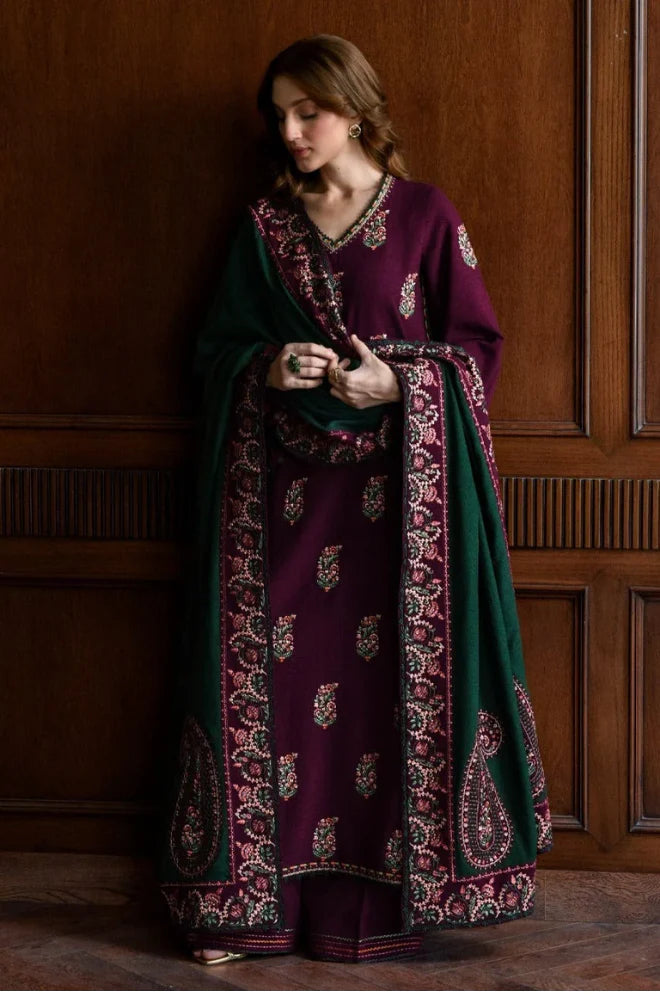 3 PC Embroidered Lawn Suit - HL 05