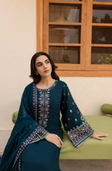 3 PC Lawn Embroidered Suit - HL 10