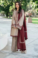 3 PC Lawn Embroidered Suit - HL 11