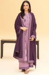 3 PC Lawn Embroidered Suit - HL 12
