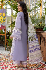 3 PC Lawn Embroidered Chikankari Suit - HL 17