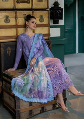 3 PC Lawn Embroidered Chikankari Suit - HL 21