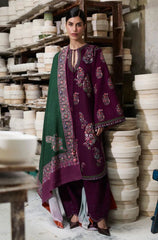 3 PC Lawn Embroidered Suit - HL 26