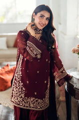 3 PC Lawn Embroidered Suit - HL 28
