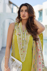 3 PC Lawn Embroidered CHIKANKARI Suit - HL 29