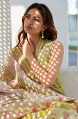 3 PC Lawn Embroidered CHIKANKARI Suit - HL 29