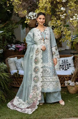 3 PC Lawn CHIKANKARI Embroidered Suit - HL 33
