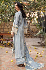 3 PC Lawn CHIKANKARI Embroidered Suit - HL 35