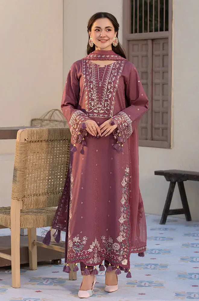 3 PC Lawn Embroidered Suit - HL 38